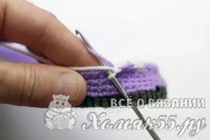 Чобітки для дівчинки гачком