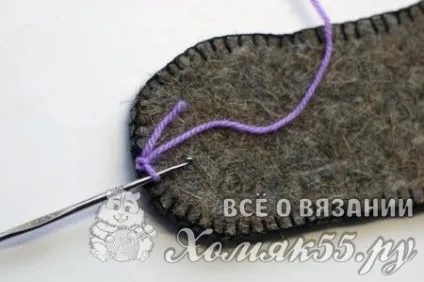 Чобітки для дівчинки гачком