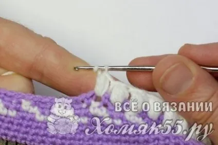 Чобітки для дівчинки гачком