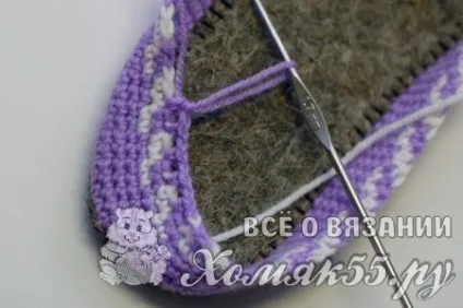 Чобітки для дівчинки гачком