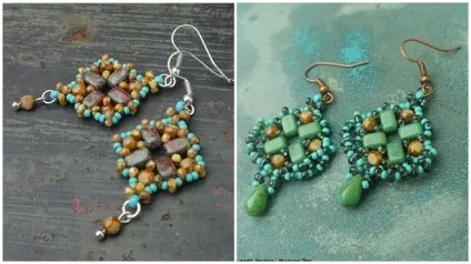 Сережки своїми руками