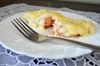 Сьомга під вершковим соусом - рецепт з покроковими фото (вершковим) Сьомга під вершковим соусом - рецепт з покроковими фото