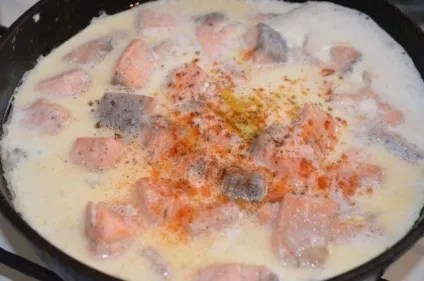 Сьомга у вершковому соусі (з макаронами, з грибами) рецепти (соусі) Сьомга у вершковому соусі (з макаронами, з грибами) рецепти