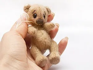 Шиємо мініатюрного ведмедика - ярмарок майстрів - ручна робота, handmade