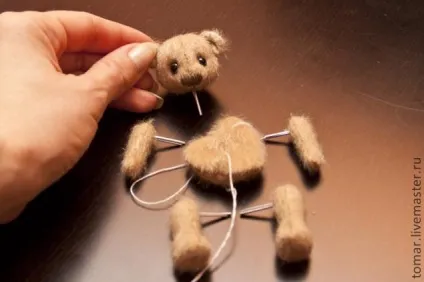Шиємо мініатюрного ведмедика - ярмарок майстрів - ручна робота, handmade