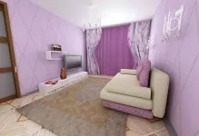 Бузкові шпалери для стін в інтер'єрі, кольору і бліді тони, фото і поєднання, який диван підійде