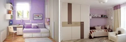 Бузкові шпалери для стін в інтер'єрі, фото, кольору, з яким поєднуються, тони, блідо бузкові з (інтер'єрі) Бузкові шпалери для стін в інтер'єрі, фото, кольору, з яким поєднуються, тони, блідо бузкові з