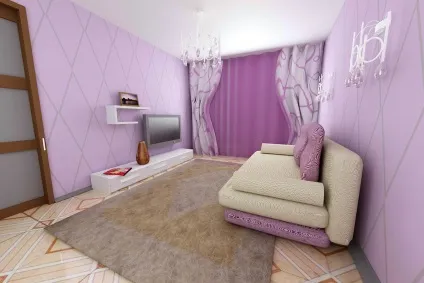 Бузкові шпалери для стін в інтер'єрі, фото, кольору, з яким поєднуються, тони, блідо бузкові з (бузкові шпалери) Бузкові шпалери для стін в інтер'єрі, фото, кольору, з яким поєднуються, тони, блідо бузкові з