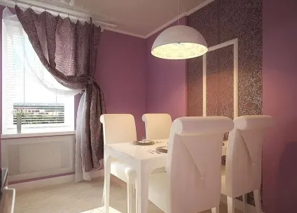 Бузкові шпалери для стін в інтер'єрі, фото, кольору, з яким поєднуються, тони, блідо бузкові з (стін) Бузкові шпалери для стін в інтер'єрі, фото, кольору, з яким поєднуються, тони, блідо бузкові з