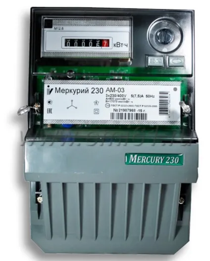 Зняти показання лічильника меркурій 230 ам (меркурій) Зняти показання лічильника меркурій 230 ам