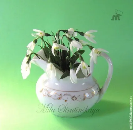 Створюємо проліски з шовку - ярмарок майстрів - ручна робота, handmade (мілоцветіе) Створюємо проліски з шовку - ярмарок майстрів - ручна робота, handmade