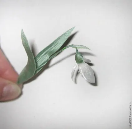 Створюємо проліски з шовку - ярмарок майстрів - ручна робота, handmade (кольороподіляти) Створюємо проліски з шовку - ярмарок майстрів - ручна робота, handmade