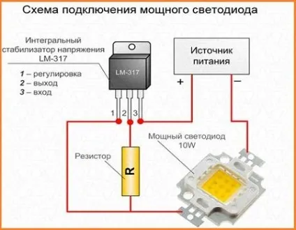 Стабілізатор струму для світлодіодів (світлодіодів) Стабілізатор струму для світлодіодів