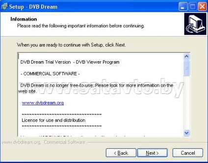 Супутникове телебачення в Білорусі іУкаіни - настройка програми dvbdream (wincsc) Супутникове телебачення в Білорусі іУкаіни - настройка програми dvbdream
