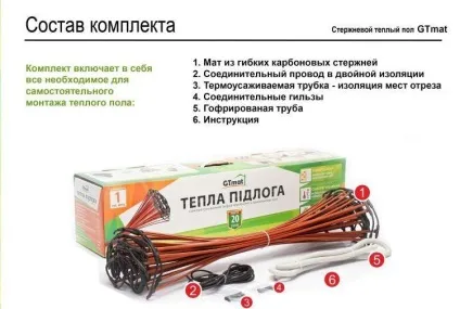 Стрижневий інфрачервоний тепла підлога під плитку характеристики, установка (характеристики) Стрижневий інфрачервоний тепла підлога під плитку характеристики, установка