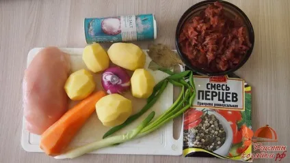 Суп з куркою і квашеною капустою, покроковий рецепт з фото (куряча грудка) Суп з куркою і квашеною капустою, покроковий рецепт з фото