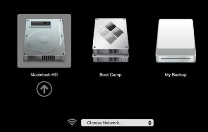 Вибір завантажувального диска на mac (диска) Вибір завантажувального диска на mac