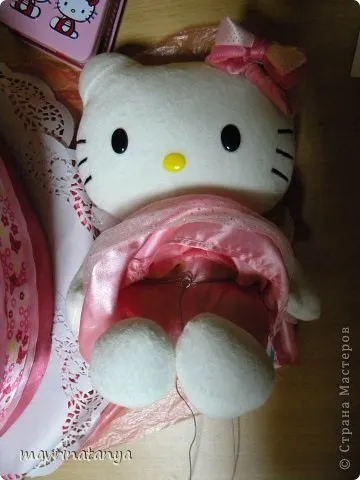 Торт з памперсів - hello kitty - майстер клас
