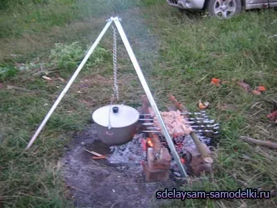 Тринога для казанка своїми руками (тринога) Тринога для казанка своїми руками