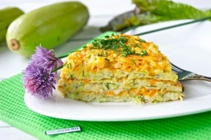 Торт з кабачків - покроковий рецепт з фото як приготувати