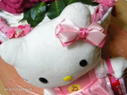 Торт з памперсів - hello kitty - майстер клас