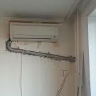 Прибрати трубки від кондиціонера в стіну (прибрати трубки в штробу) Прибрати трубки від кондиціонера в стіну