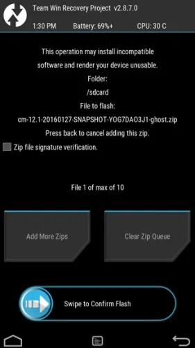 Установка прошивки на телефон android