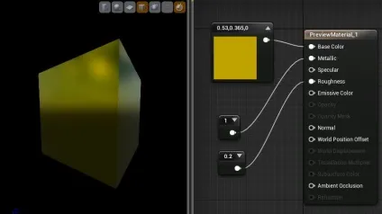 Unreal engine 4 - властивості матеріалів
