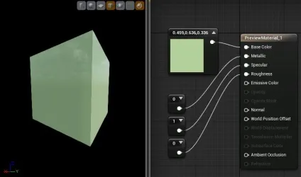 Unreal engine 4 - властивості матеріалів