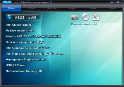 Установка драйверів windows