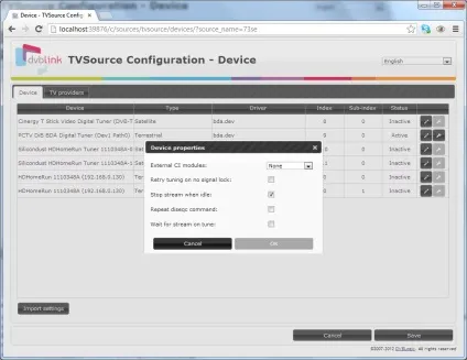 Установка і настройка dvblink tvsource - dvblink wiki (настройка) Установка і настройка dvblink tvsource - dvblink wiki