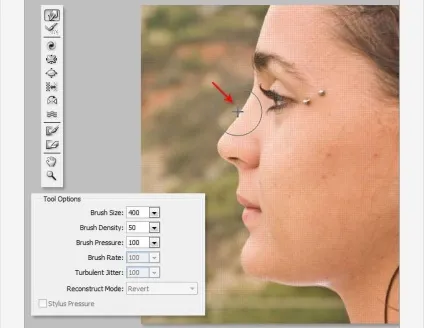 Урок photoshop інструмент liquify (про все) Урок photoshop інструмент liquify