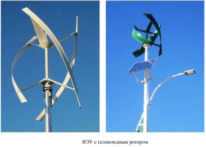 вертикальні вітрогенератори