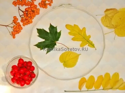 Вінок з осіннього листя і горобини своїми руками майстер-клас з фото для вас! (Сплести) Вінок з осіннього листя і горобини своїми руками майстер-клас з фото для вас!