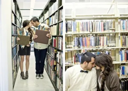 Вінтажна книжкова весілля (незвичайне весілля) Вінтажна книжкова весілля