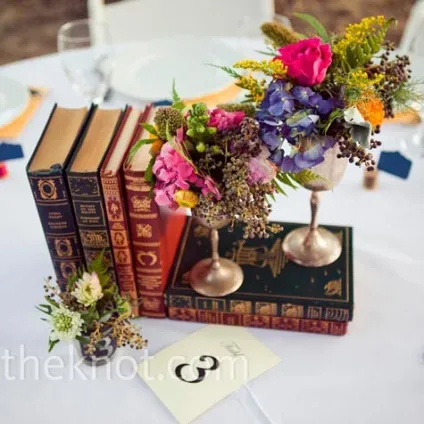 Вінтажна книжкова весілля (тематичні весілля) Вінтажна книжкова весілля