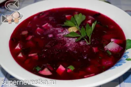 Холодний борщ - борщ - рецепт