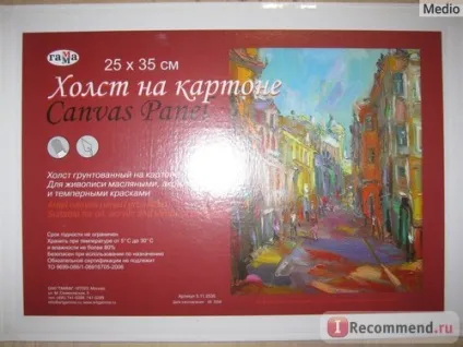 Полотно на картоні гамма - «відмінна річ для початківців живописців, любителів і ледарів (картоні) Полотно на картоні гамма - «відмінна річ для початківців живописців, любителів і ледарів