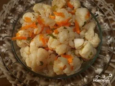 Засолка цвітної капусти - покроковий рецепт з фото на (покрокові рецепти) Засолка цвітної капусти - покроковий рецепт з фото на