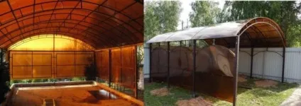 Закритий навіс з обігрівом своїми руками (своїми) Закритий навіс з обігрівом своїми руками