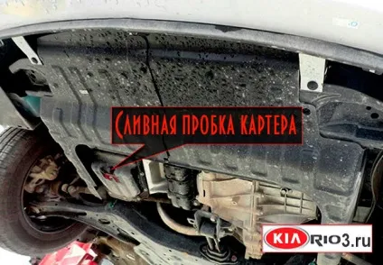 Заміна масла кіа ріо-3