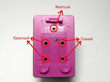 Заправка струменевих картриджів на прикладі hp 122