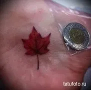 Значення тату кленовий лист сенс, історія та фото (лист) Значення тату кленовий лист сенс, історія та фото