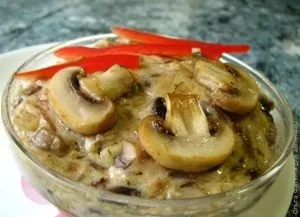 Смажена свинина з грибами (рецепти з фото) Смажена свинина з грибами