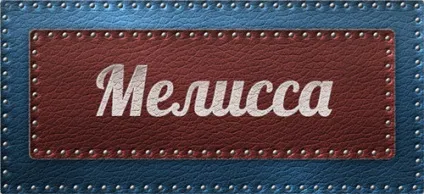 Значення імені меліса що означає ім'я меліса (значення) Значення імені меліса що означає ім'я меліса