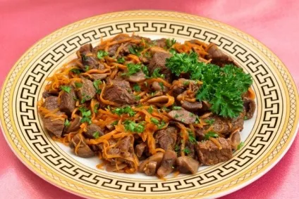 Смажене м'ясо з грибами на сковороді фото і рецепти, як посмажити м'ясо з грибами (смажене) Смажене м'ясо з грибами на сковороді фото і рецепти, як посмажити м'ясо з грибами