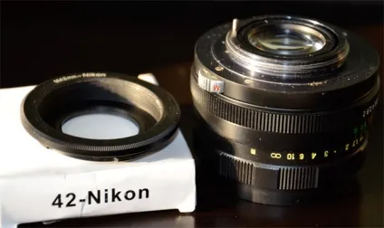 Адаптер - перехідник м-42 на nikon, установка об'єктиву від зеніту, фото сайт для любителів і (nikon) Адаптер - перехідник м-42 на nikon, установка об'єктиву від зеніту, фото сайт для любителів і