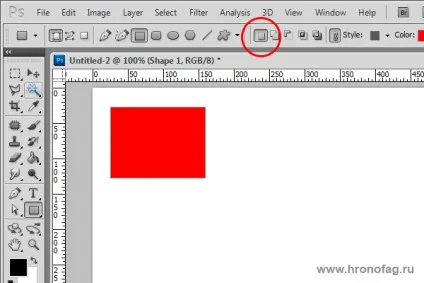 Add, subtract, intersect і exlude в фотошопі