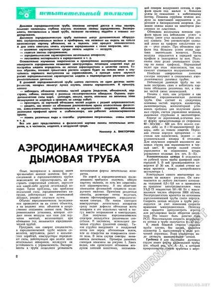 Аеродинамікою ч ес к а димова труба - юний технік - для умілих рук 1975-10, сторінка 8 (технік) Аеродинамікою ч ес к а димова труба - юний технік - для умілих рук 1975-10, сторінка 8