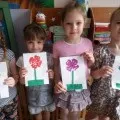 Аплікація методом обривання паперу «курча»
